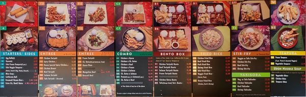 Ichi Bento menu 2